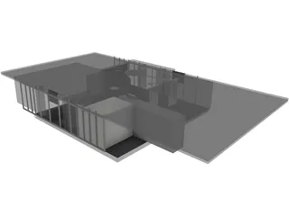 Mercedes-Benz Showroom 3D Model preview