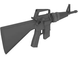 M16 3D Model preview
