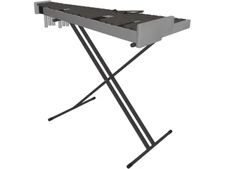 Xylophone 3D Model preview