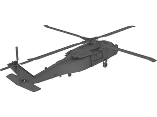 Sikorsky SH-60 Seahawk 3D Model preview