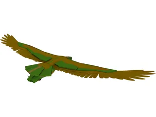 Eagle [Animated] 3D Model preview