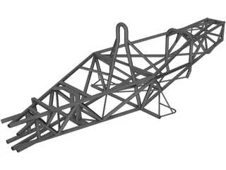Formula Sena Frame 3D Model preview