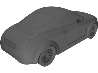 Audi TT 3D Model preview
