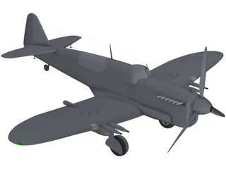 Fairey Firefly 3D Model preview