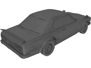 Nissan Skyline 2000GT-R 3D Model preview