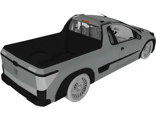 Peugeot Hoggar Concept 3D Model preview