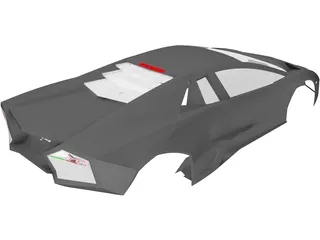 Lamborghini Reventon Body 3D Model preview