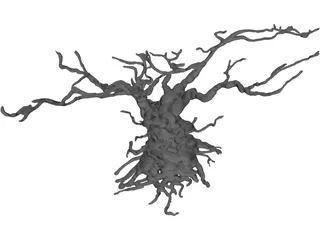Gnarled Tree 3D Model preview
