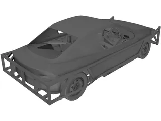 Opel Tigra 1300 Stockcar 3D Model preview