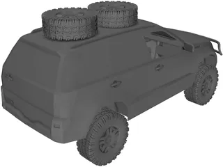 Suzuki Grand Vitara Offroad 3D Model preview
