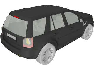 Land Rover Freelander 3D Model preview