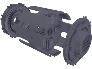Self-Locking Differential 3D Model preview