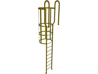 Ladder 3D Model preview