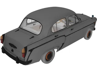 AZLK Moskvich 407 3D Model preview