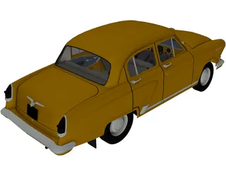 Gaz-21 Volga 3D Model preview