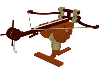 Roman Ballista 3D Model preview