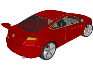 Honda Accord Sport (2010) 3D Model preview