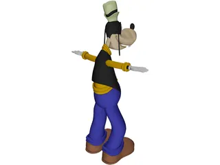 Goofy [Animated] 3D Model preview
