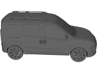 Fiat Doblo (2010) 3D Model preview
