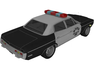 Police Car NYPD 3D Model preview