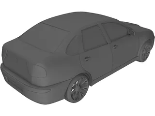 Seat Cordoba 3D Model preview