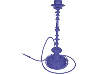 Hookah 3D Model preview