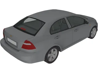 Chevrolet Aveo LT (2012) 3D Model preview