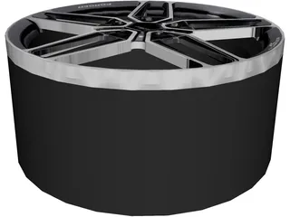AC Schnitzer Rim 3D Model preview