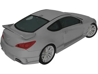 Hyundai Genesis Coupe Sport (2010) 3D Model preview