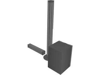 Speakers 3D Model preview