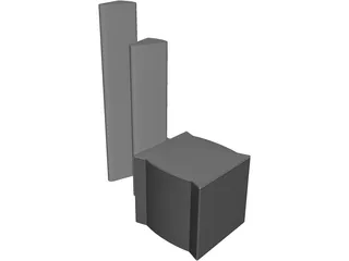 Speakers 3D Model preview
