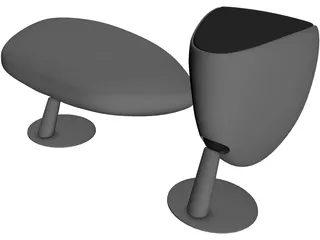 Speakers 3D Model preview