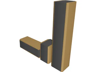 Speakers 3D Model preview