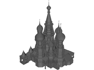 Red Square 3D Model preview