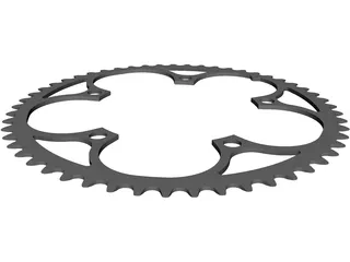 Chainring 53T 3D Model preview