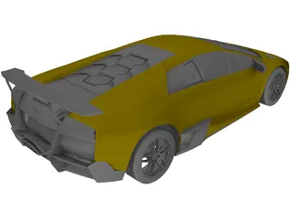 Lamborghini Murcielago LP670 3D Model preview