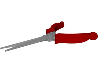 Craftsman Needle Nose Pliers 3D Model preview
