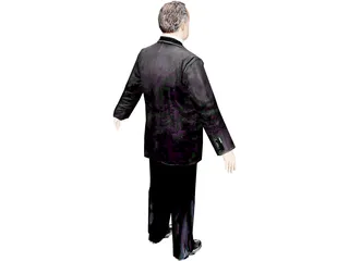 Godfather Don Carleone 3D Model preview