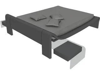 Bed 3D Model preview