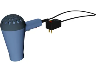 Hair Dry 3D Model preview