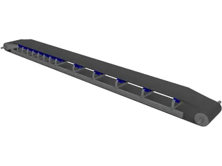 Conveyor Belt 3D Model preview