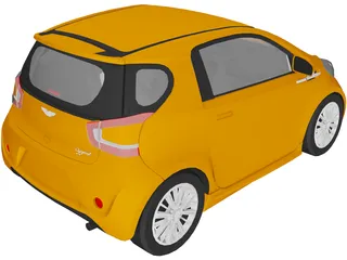 Aston Martin Cygnet (2011) 3D Model preview