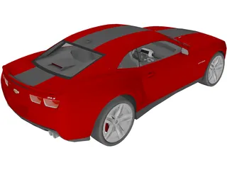 Chevrolet Camaro ZL1 (2012) 3D Model preview