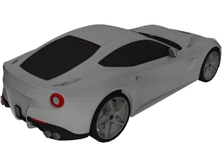 Ferrari F12 Berlinetta 3D Model preview