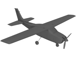 Cessna 172 3D Model preview
