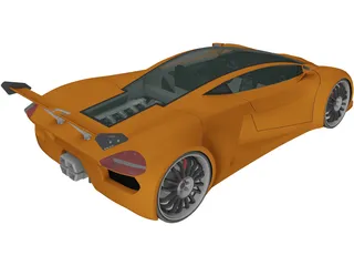 Vendetta GTR 800 3D Model preview