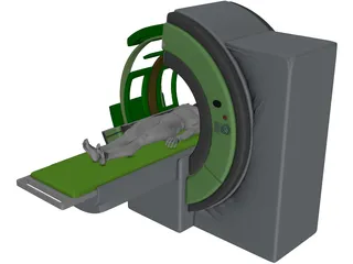 Magnetic Resonance Tomograph 3D Model preview