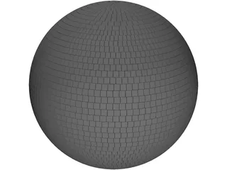 Mirror Ball 3D Model preview