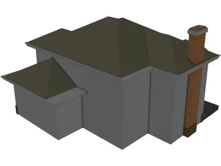 Villa 3D Model preview
