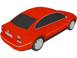 Volkswagen Passat 3D Model preview